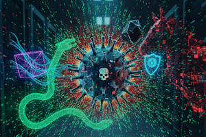 Computervirus: Emotet, Melissa, Michelangelo oder Zeus. Schädliche Viren gab und gibt es viele.