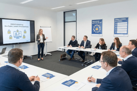 Sensibilisierung für den Datenschutz: Eine Schulung der Mitarbeiter ist vorgeschrieben.